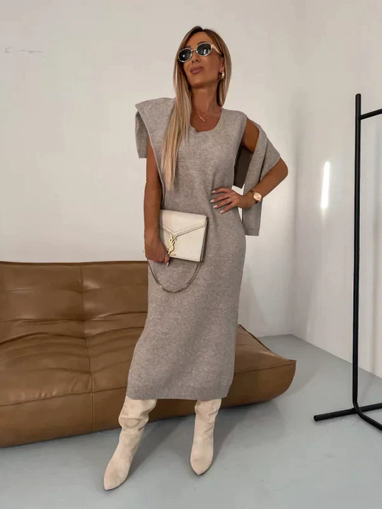 Fiona™ - Dress with matching turtleneck