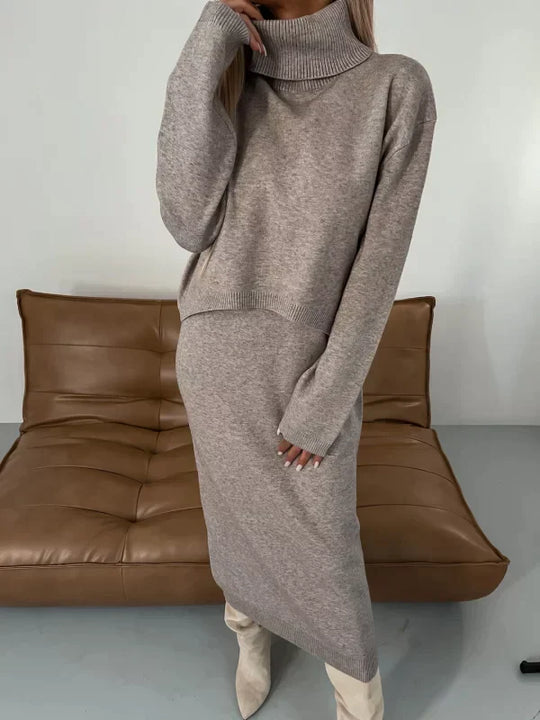 Fiona™ - Dress with matching turtleneck
