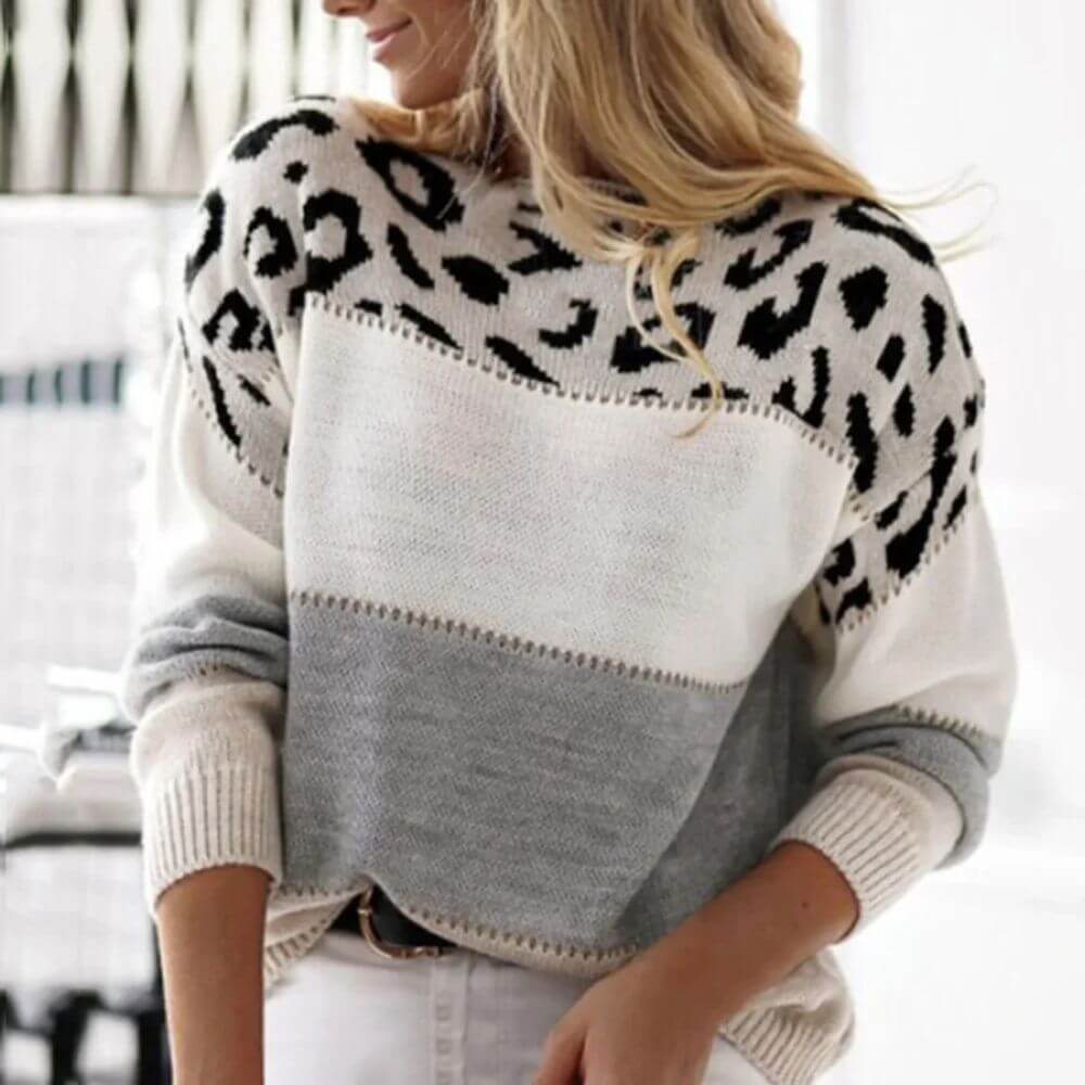 Lia™ - Maglione Leopardato