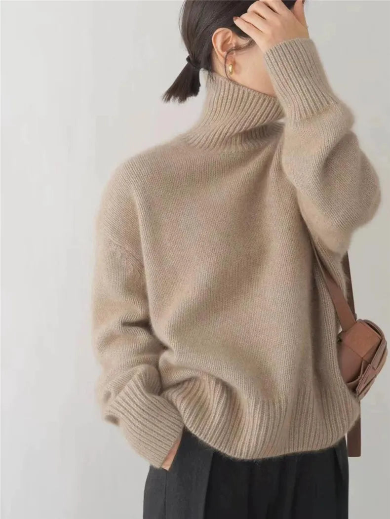 Lena™ – Soft Knit Turtleneck