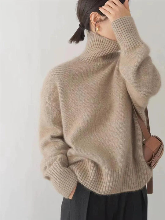 Lena™ – Soft Knit Turtleneck