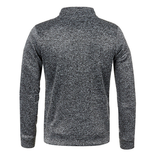 Jacob | Trendy Velvet-Lined Zipper Sweater